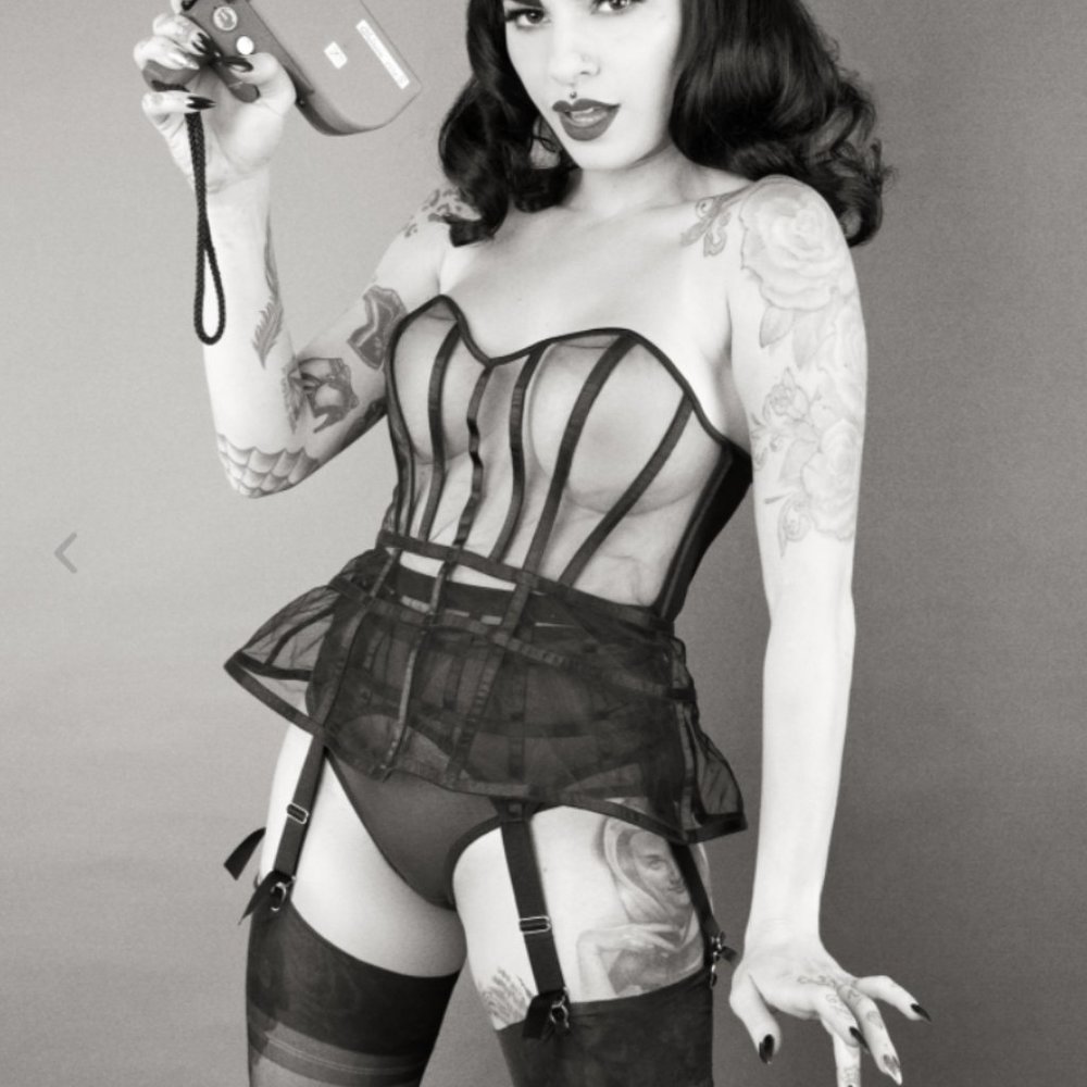 Playful Promises Bettie Page Cage Basque